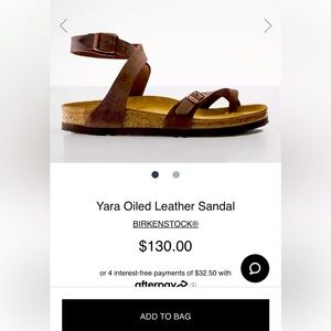 Size 38 Birkenstock! I wore these maybe 5x still so much wear to them!